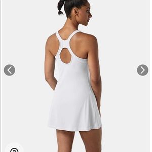 NWT - Everyday Cloudful Air Racerback Cut Out Side Pocket Tennis Dress-Glee Air